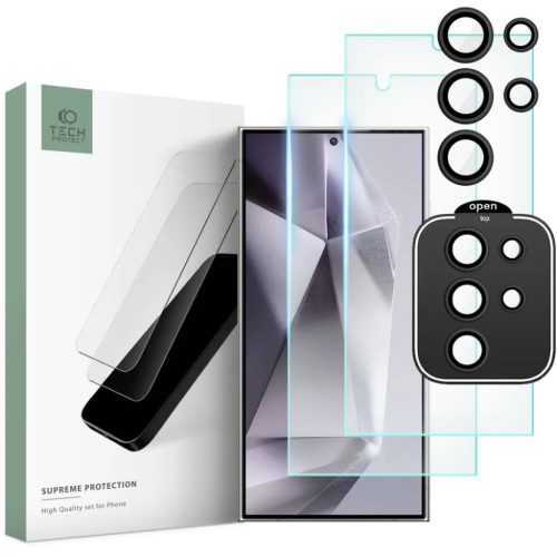 Samsung Galaxy S24 Ultra Tech-Protect Supreme kijelző és kameralencs-5906203690442 5 kép