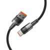 Tech-Protect Ultraboost USB - Type C kábel 66W 6A 3m szürke-9319456607352 5 kép