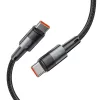 Tech-Protect Ultraboost Type C - Type C kábel PD 100W 5A 0.5m szürke-9319456607642 6 kép