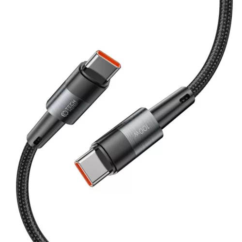Tech-Protect Ultraboost Type C - Type C kábel PD 100W 5A 0.5m szürke-9319456607642 6 kép