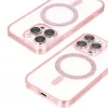 iPhone 12 Glitter MagSafe tok rózsaszín áttetsző-5900217122623 6 kép