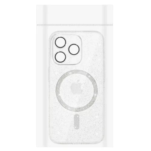 iPhone 15 Pro Glitter MagSafe tok átlátszó-5900217128328 8 kép