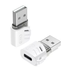 XO adapter NB256D USB-C - USB fehér-6920680851881 1 kép
