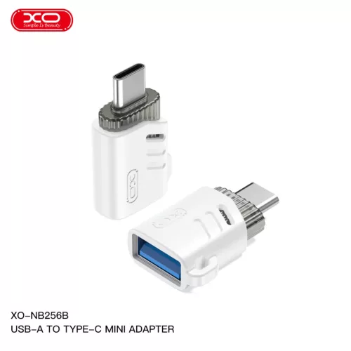 XO adapter NB256B OTG USB - USB-C fehér-6920680851867 3 kép