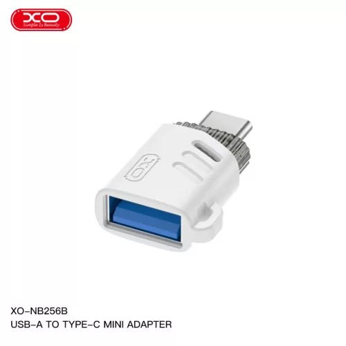 XO adapter NB256B OTG USB - USB-C fehér-6920680851867 4 kép