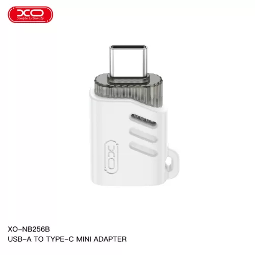 XO adapter NB256B OTG USB - USB-C fehér-6920680851867 5 kép