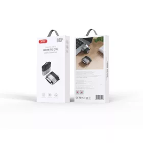XO adapter GB013 HDMI - DVI szürke-6920680851416 2 kép