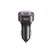 Bluetooth 5.3 FM Transmitter XO adó BCC12 MP3 autós töltő 3,1A fek-6920680850105 5 kép