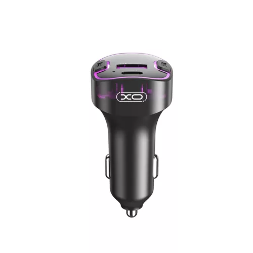 Bluetooth 5.3 FM Transmitter XO adó BCC12 MP3 autós töltő 3,1A fek-6920680850105 5 kép