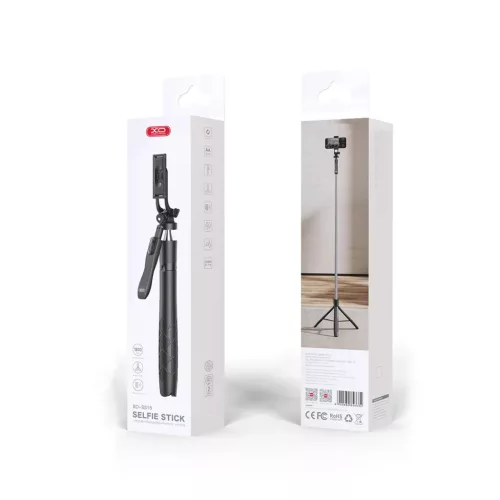 XO selfie bot Bluetooth mobiltelefon állvány SS15 fekete 180cm ​-6920680846634 3 kép