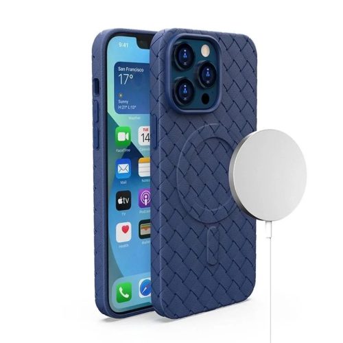 iPhone 15 MagSafe Woven tok sötétkék-9145576281260 1 kép