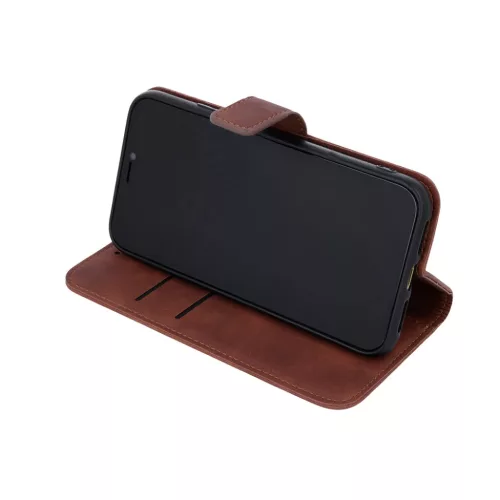 Realme C31 Smart Velvet Mágneses fliptok barna-5907457702813 1 kép