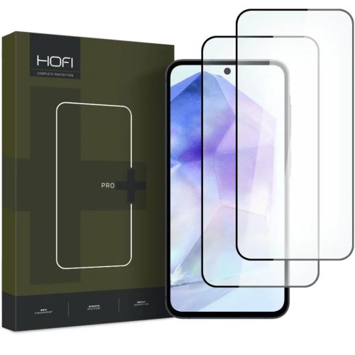 Samsung Galaxy A35/A55 5G Hofi Glass Pro+ Hybrid 2db temperált üvegfólia fekete