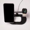 3 az 1-ben vezeték nélküli töltőállomás 15W fekete (magsafe, ap-5900495619464 7 kép