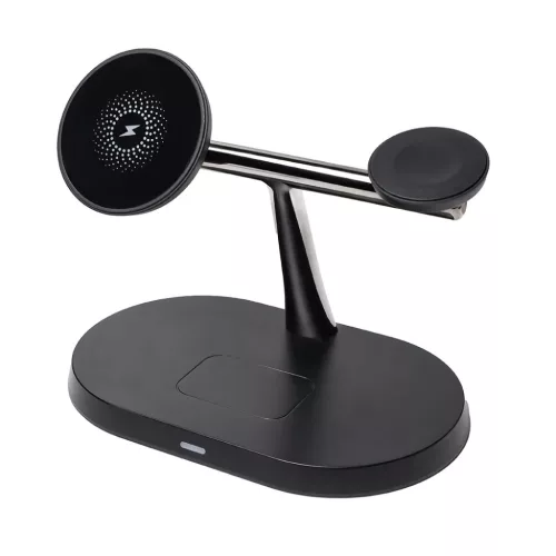 3 az 1-ben vezeték nélküli töltőállomás 15W fekete (magsafe, ap-5900495619464 8 kép