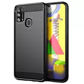 Samsung Galaxy M31 Nexeri Carbon Armored tok fekete-5903396058639 1 kép