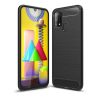 Samsung Galaxy M31 Nexeri Carbon Armored tok fekete-5903396058639 2 kép