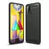Samsung Galaxy M31 Nexeri Carbon Armored tok fekete-5903396058639 2 kép