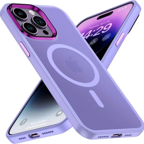 iPhone 13 Pro Max Matt MagSafe tok lila-5904161142591 1 kép