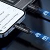 Mcdodo CA-5210 USB-C - Lightning kábel 36W, 1.2m kijelzővel (fekete)-6921002652100 4 kép