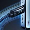 Mcdodo CA-5210 USB-C - Lightning kábel 36W, 1.2m kijelzővel (fekete)-6921002652100 5 kép