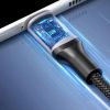 Rocoren USB-C - USB-C Retro Series 1m 240W gyorstöltő kábel (szürk-6975266730425 3 kép