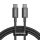 Rocoren USB-C - USB-C Simples Series 1m 100W gyorstöltő kábel (feke-6975266731156 1 kép