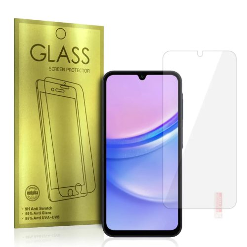 Samsung Galaxy A15 4G/5G Glass Gold kijelzővédő üvegfólia-5900217033837 1 kép