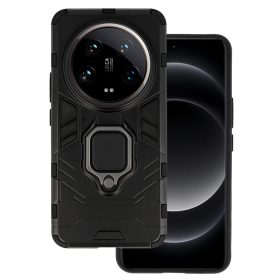 Xiaomi 14 Ultra Ring Armor tok kihajtható támasszal fekete-5900217425717 1 kép