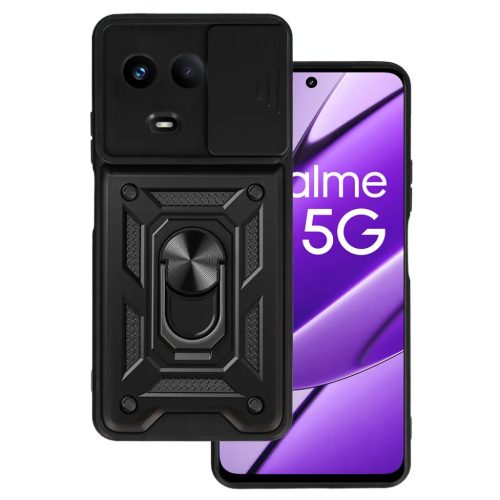 Realme 11 5G Slide Camera Armor tok kihajtható támasszal fekete-5900217289746 1 kép