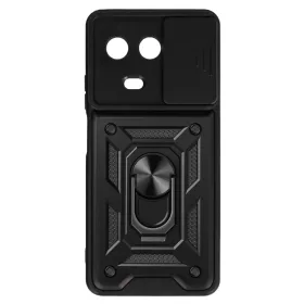 Realme 11 5G Slide Camera Armor tok kihajtható támasszal fekete-5900217289746 2 kép