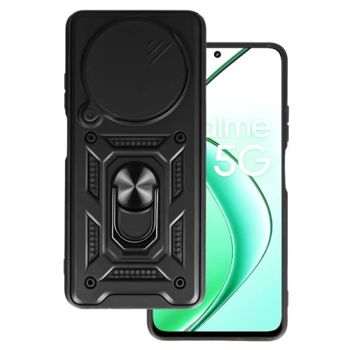 Realme 12 5G Slide Camera Armor tok kihajtható támasszal fekete-5900217434047 1 kép