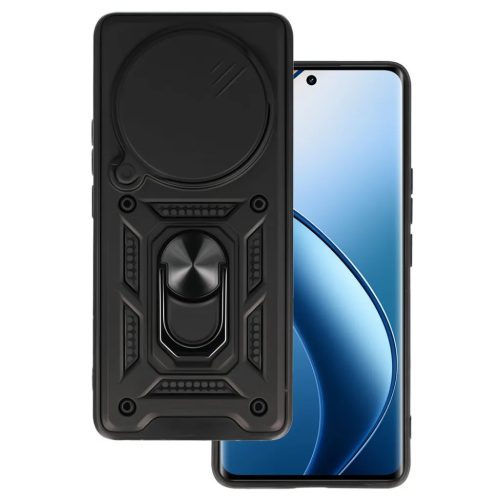 Realme 12 Pro 5G Slide Camera Armor tok kihajtható támasszal fekete-5900217434030 1 kép