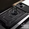 Samsung Galaxy A35 Slide Camera Armor tok kihajtható támasszal feket-5900217169949 5 kép