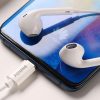 Foneng T15 vezetékes fülhallgató USB-C, 1.2 m (fehér)-6970462512868 9 kép