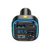 XO BCC08 szivargyújtós autós töltő / FM transmitter 2x USB-A, USB-6920680835485 1 kép