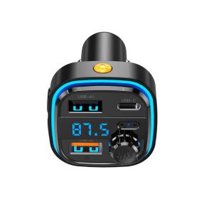 XO BCC08 szivargyújtós autós töltő / FM transmitter 2x USB-A, USB-6920680835485 2 kép