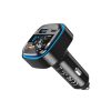 XO BCC08 szivargyújtós autós töltő / FM transmitter 2x USB-A, USB-6920680835485 2 kép