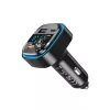 XO BCC08 szivargyújtós autós töltő / FM transmitter 2x USB-A, USB-6920680835485 3 kép