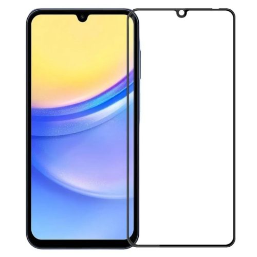 Samsung Galaxy A15 5G 5D Full Glue kijelzővédő üvegfólia fekete-5905884809990 1 kép