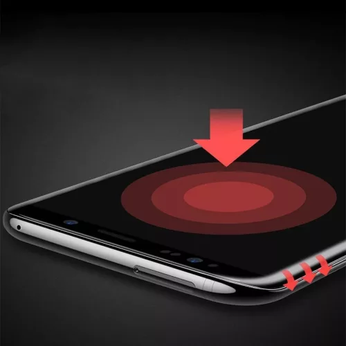 Wozinsky 6D kijelzővédő üvegfólia Samsung A50 fekete-7426825369147 9 kép