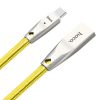 Hoco Jelly Knitted USB - Type-C kábel arany-6957531042792 2 kép