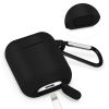 Airpods 1/2 ultravékony szilikon tok fekete-5900217315087 3 kép