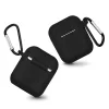 Airpods 1/2 ultravékony szilikon tok fekete-5900217315087 4 kép