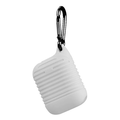 Airpods 1/2 fokozottan rezgésálló szilikon tok fehér-5900217315131 1 kép