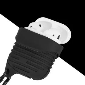 Airpods 1/2 fokozottan rezgésálló szilikon tok fehér-5900217315131 2 kép