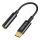 USB-C - Jack 3.5mm Audio Jack adapter Choetech AUX003 USB-C 3,5 mm-es -6971824975123 1 kép