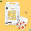 Kingxbar arany márvány mintás AirPods 1/2 tok-6959003548108 4 kép
