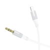 Borofone adapter BL19 audio jack 3,5 mm - Lightning kábel 1m fehér-6941991108570 2 kép