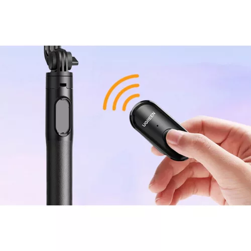 UGREEN 15062 selfie bot állvány Bluetooth távirányítóval (fekete-6941876210626 8 kép